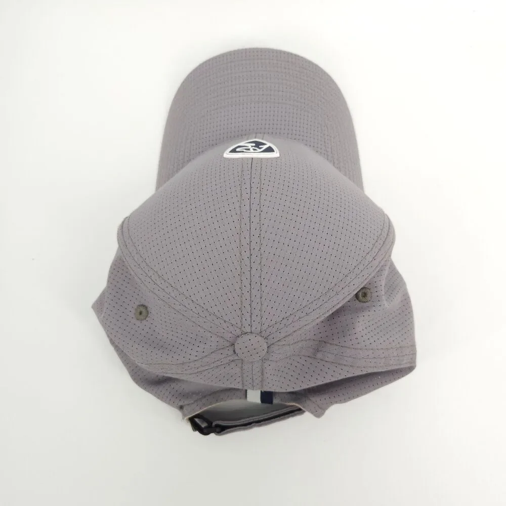 Rhoback Performance Golf Hat Gray Dog Logo Adjustable Cap